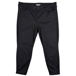 Torrid Jegging Women 26R (43x27) Black Super Soft Triple Button High Rise Skinny